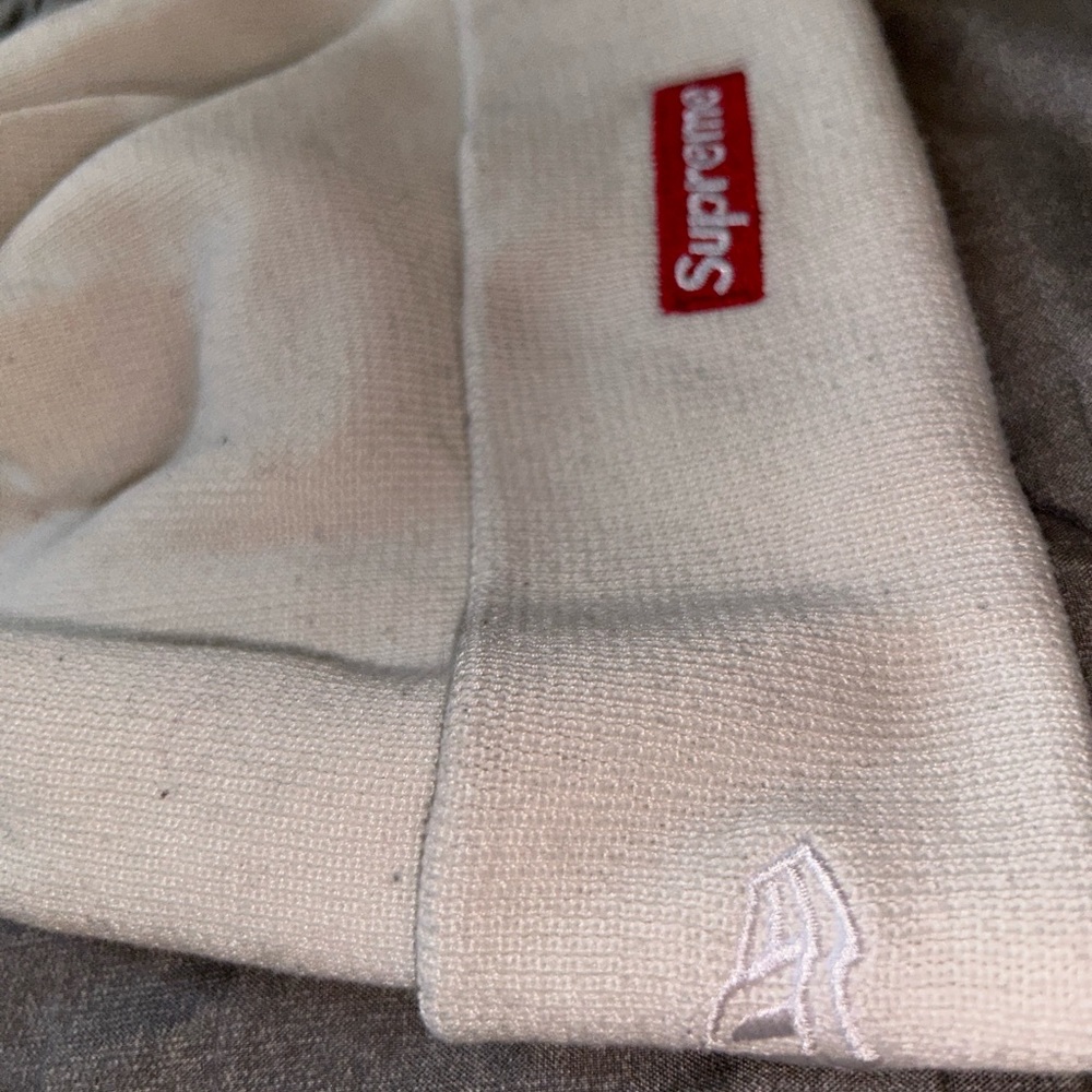 Item for sale- All white Supreme x New era beanie